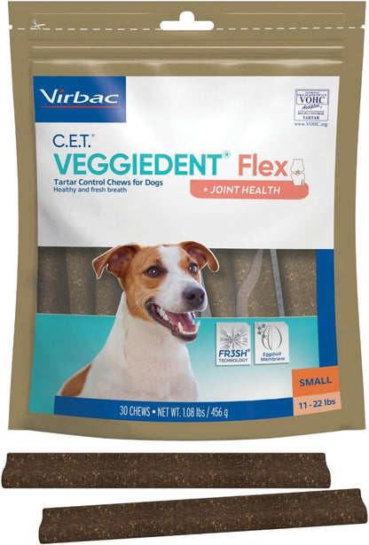 Virbac C.E.T. VEGGIEDENT - Masticables flexibles para control de sa...