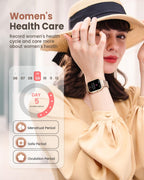 Reloj inteligente para mujer para iPhone Android: 1.85 "Smartwa...