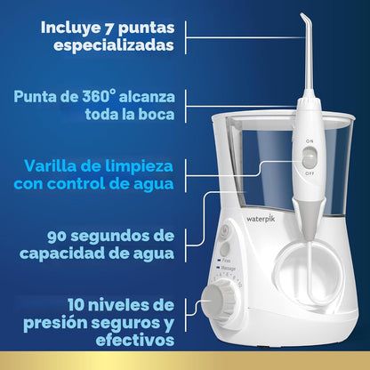 Waterpik Aquarius - Hilo dental de agua para limpieza de dientes, e...
