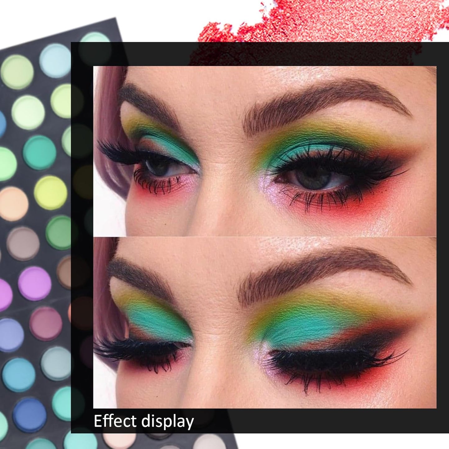 Pure Vie Paleta Profesional de Sombras de Ojos Resaltador de 252 Co...
