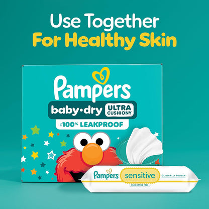 Pañales Pampers - Baby Dry - Talla 1, 120 unidades, Pañal desechabl...