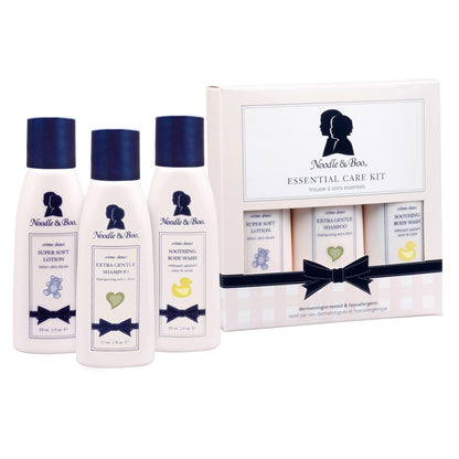 Noodle &amp; Boo Essential Care - Kit de 3 piezas de loción súper s...