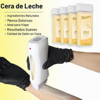 Waxers Kit de Cera con Rodillo Kit de Cera Roll-on para Depilación...