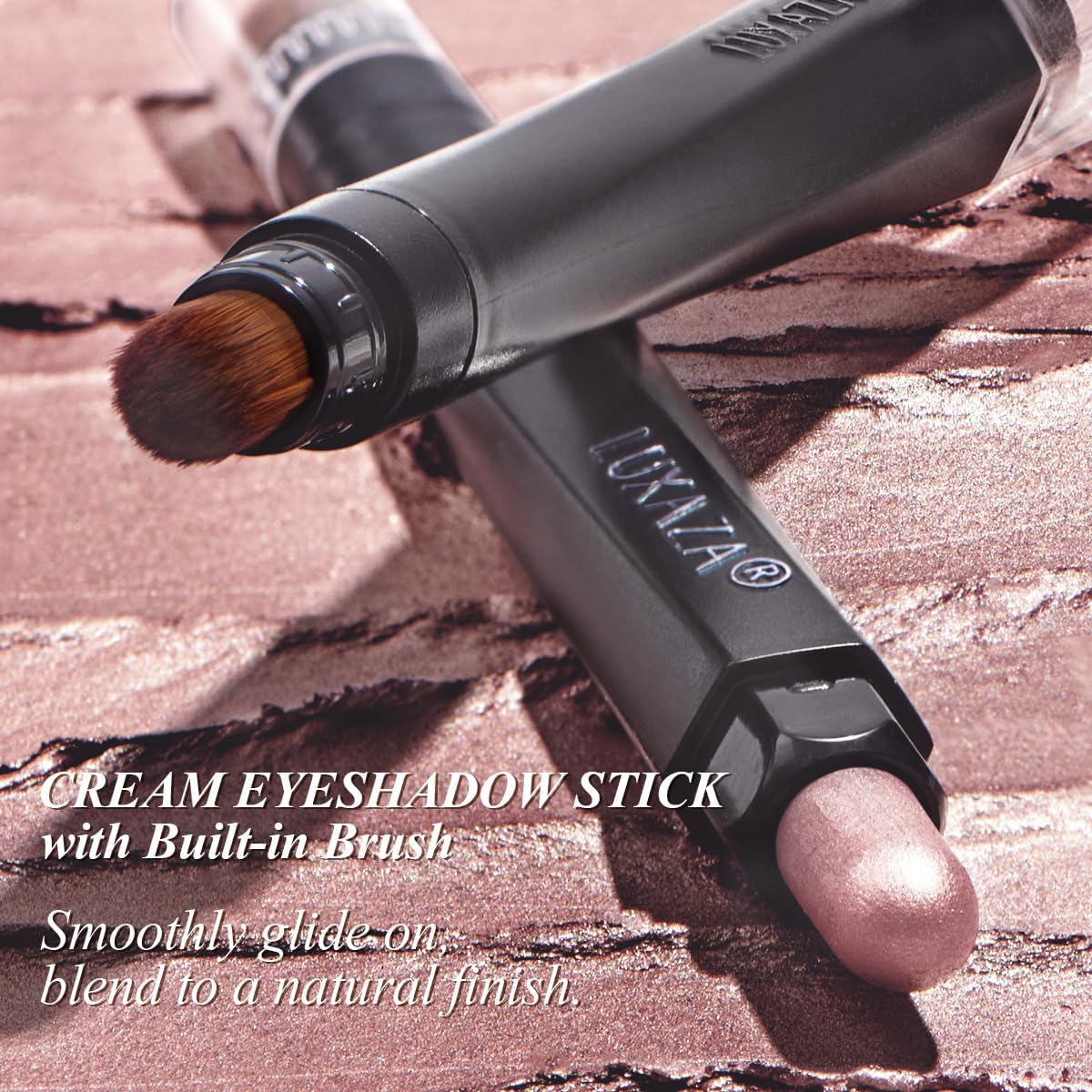 LUXAZA PRO - Juego de maquillaje de 10 sombras de ojos marrón, pale...
