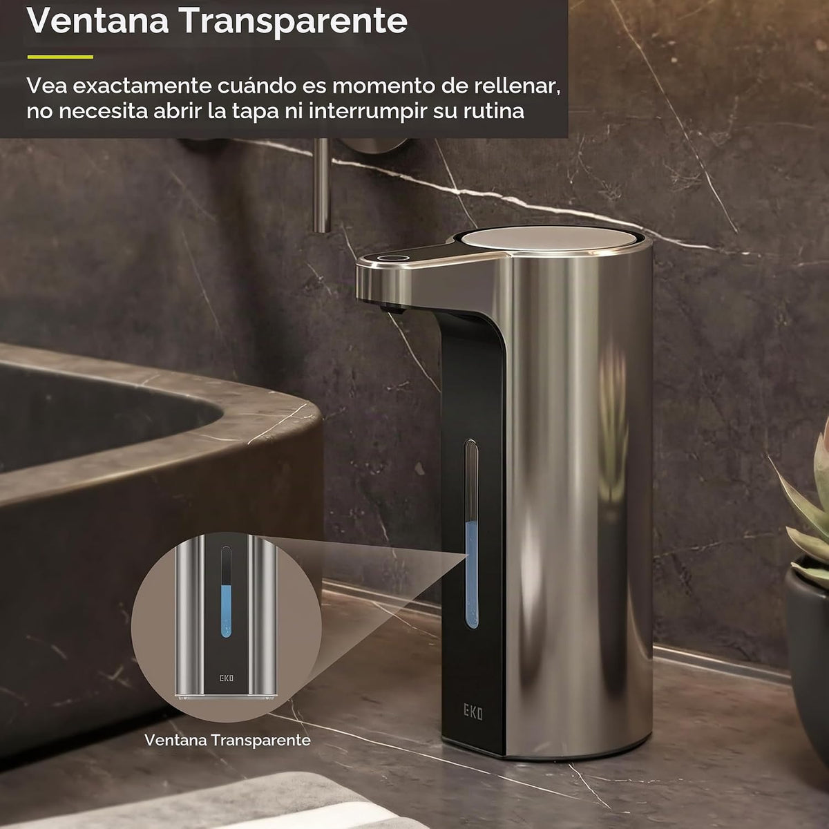 EKO Aroma Pro Dispensador automático de jabón líquido sin contacto...