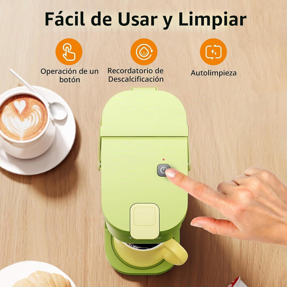 Tastyle Cafetera de Una Sola Porción para Una Taza, para Cápsulas K...