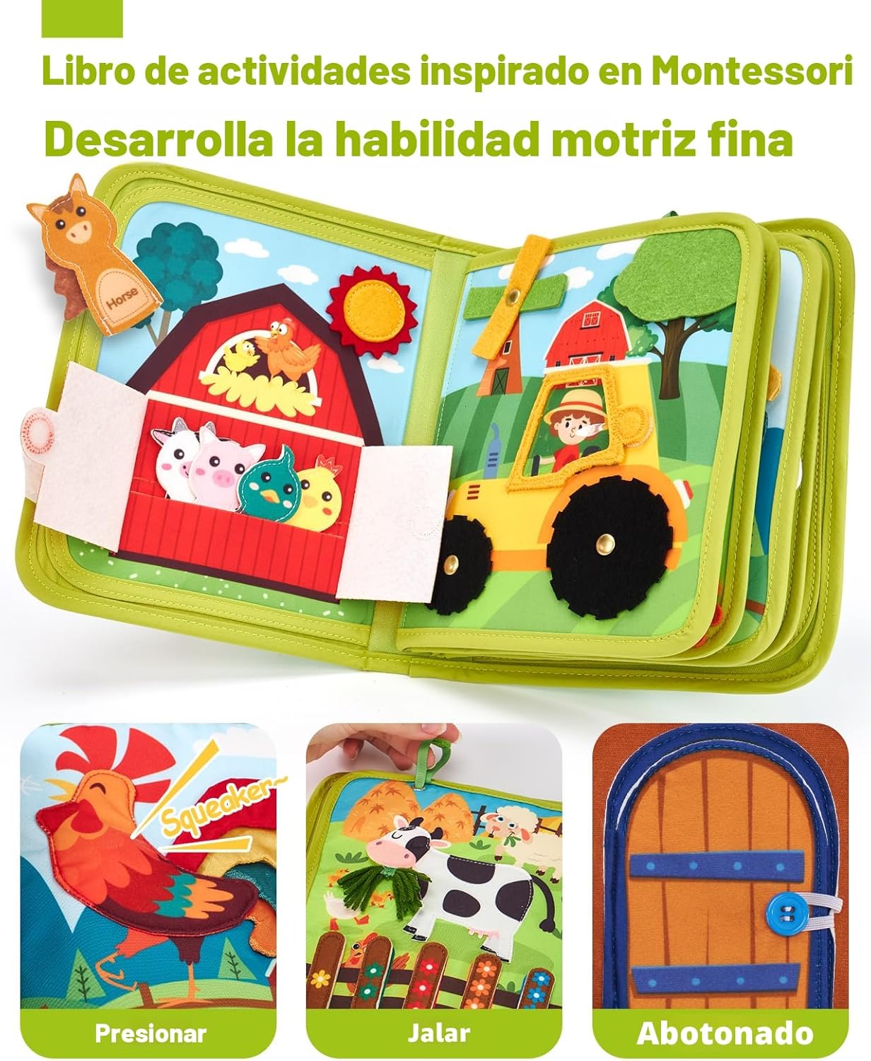 hahaland Libro de actividades para niños pequeños de 1 a 3 años \u2...