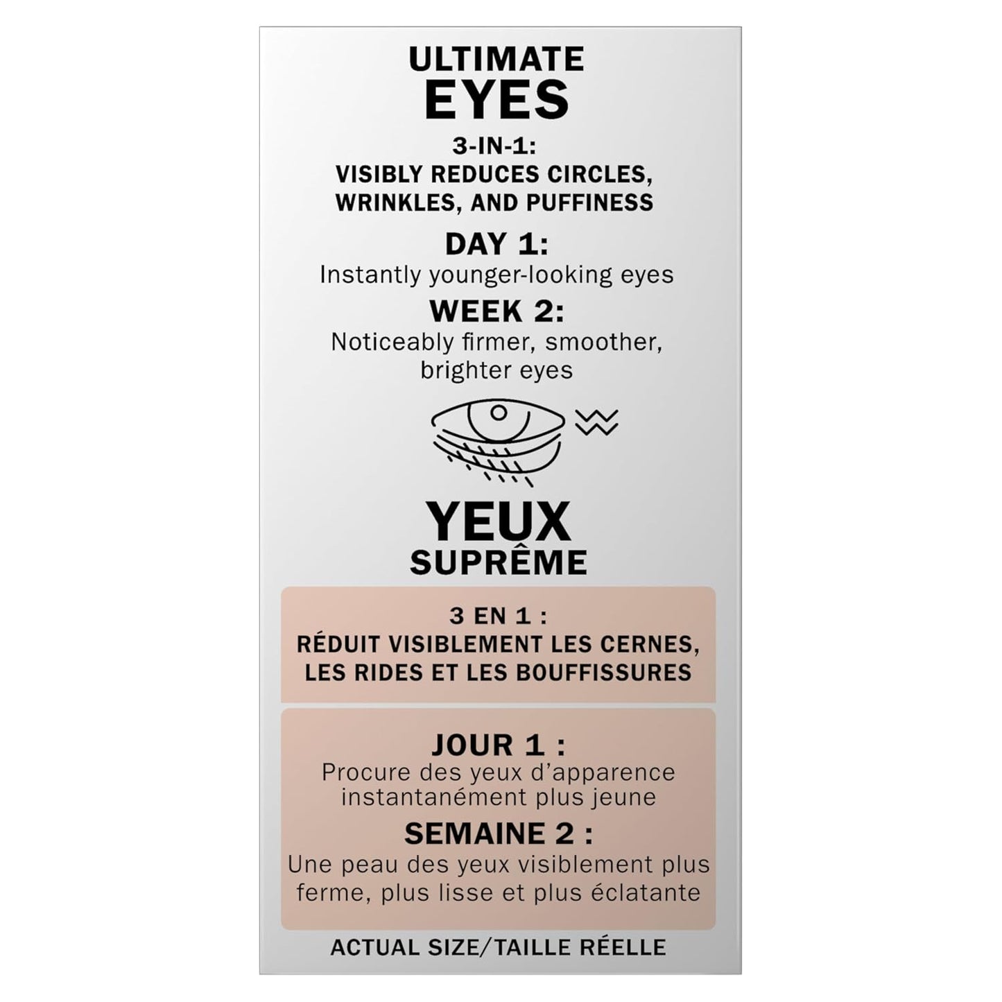 Olay Eyes Ultimate Crema de ojos para ojeras, arrugas e hinchazón,...