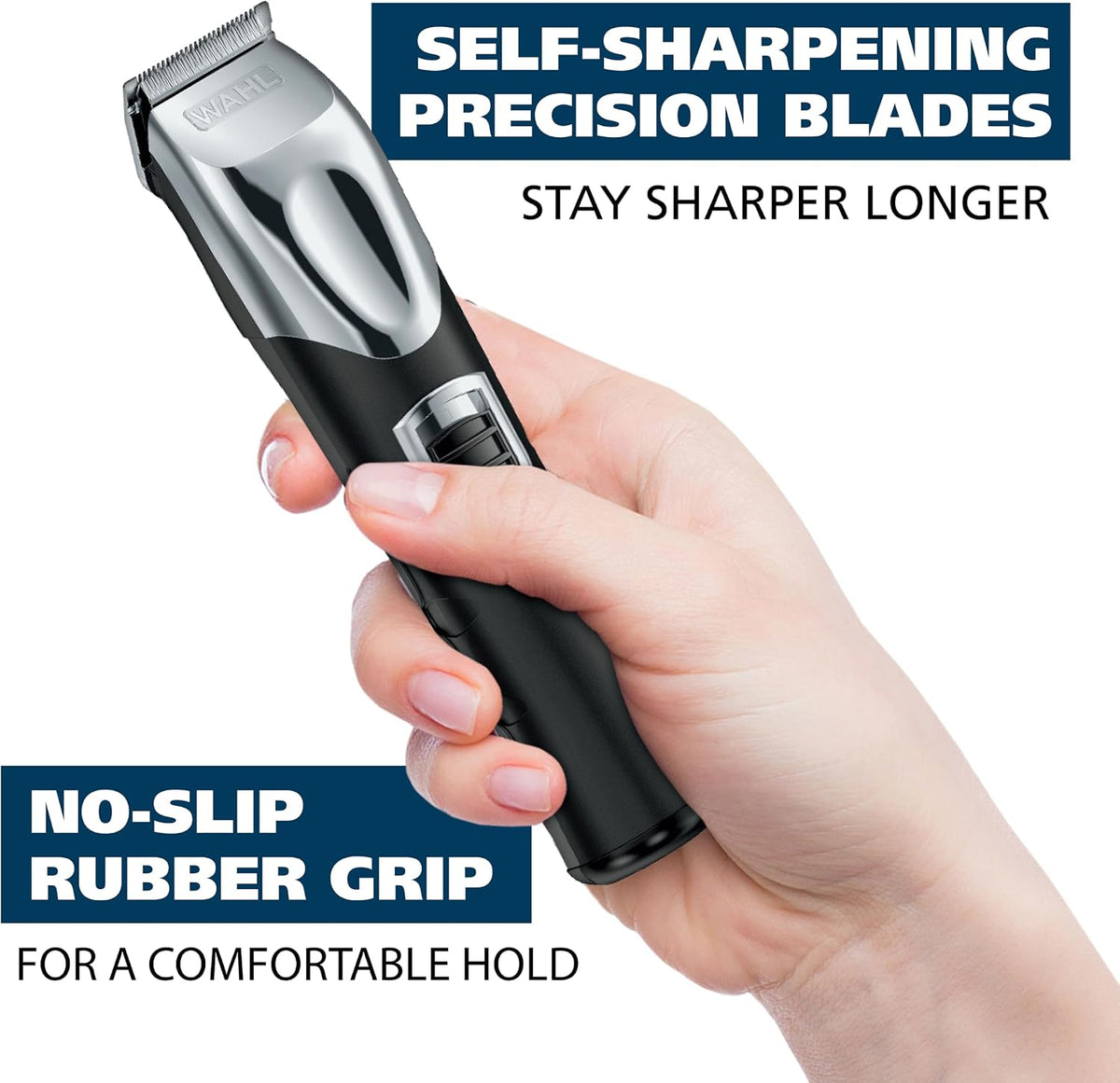 Wahl USA Recortadora recargable de iones de litio todo en uno para...