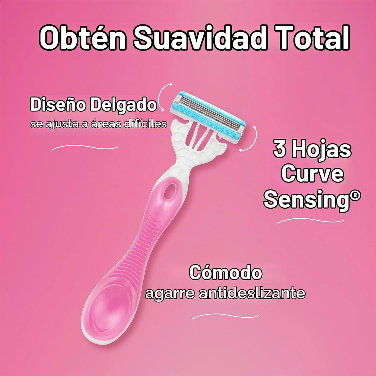 Schick Hydro Silk Maquinillas de afeitar desechables de 3 hojas par...