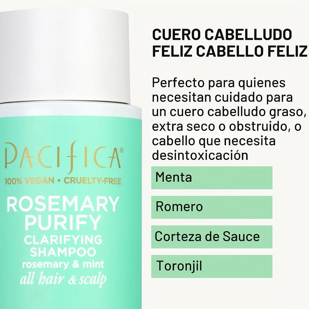 Pacifica Juego de champú y acondicionador, set vigorizante purifica...