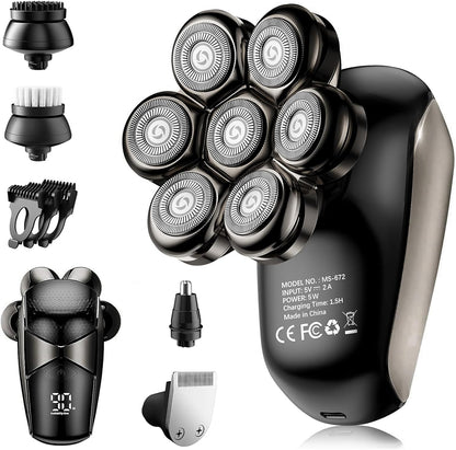 SHPAVVER ETHUP Afeitadoras de cabeza para hombres calvos: maquinill...