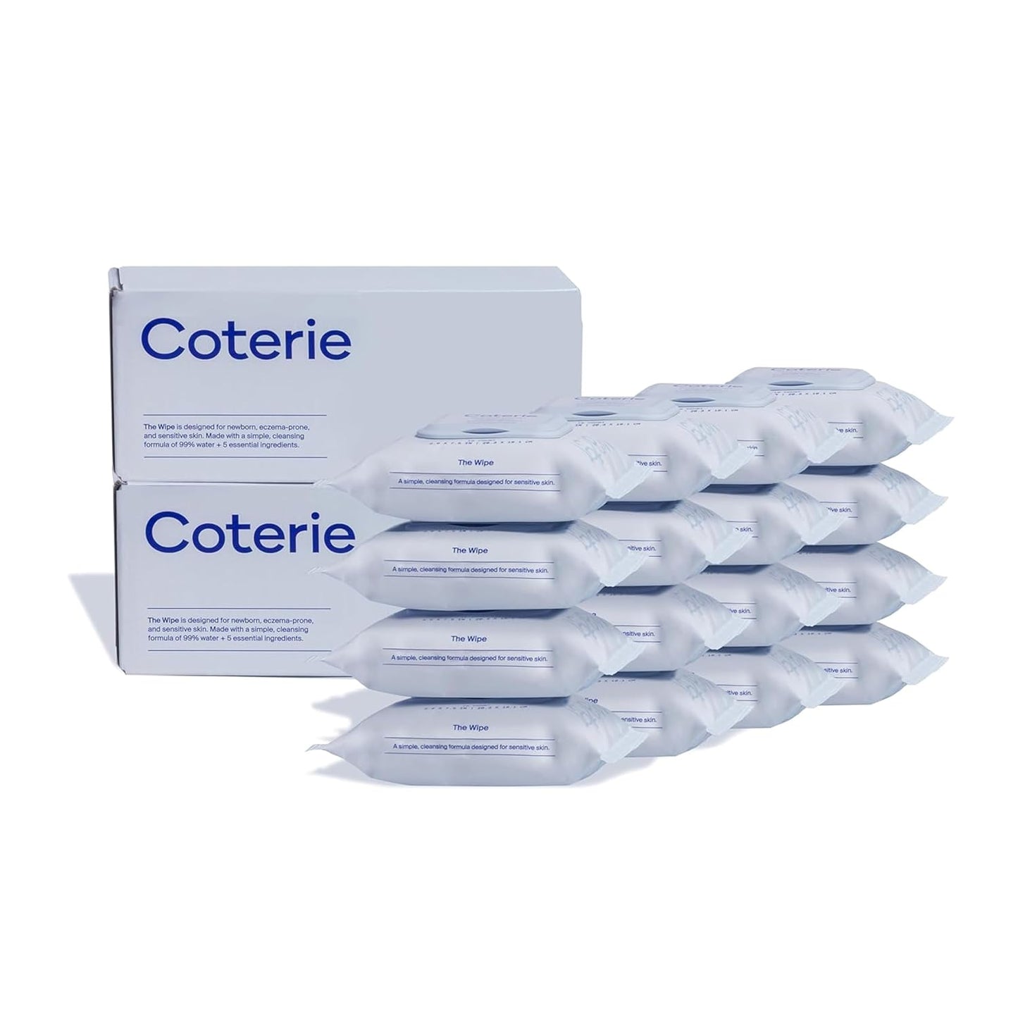 Coterie Toallitas de Tamaño de Viaje para Bebés para Piel Sensible,...