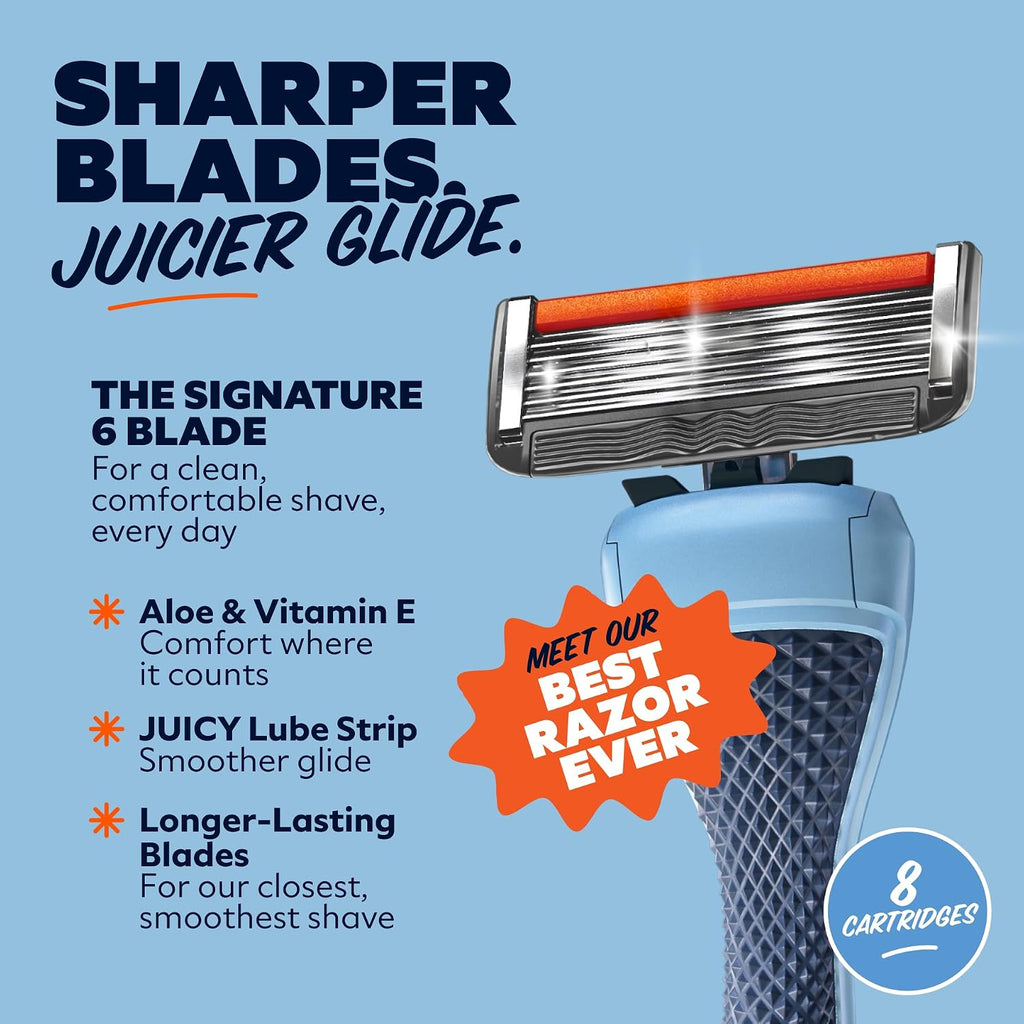 Dollar Shave Club - 6 repuestos de maquinilla de afeitar (8 unidade...