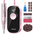 COSLUS Taladro de uñas eléctrico profesional recargable de 40000 RP...