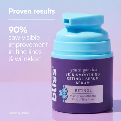 Bliss Youth Got This Serum con retinol, antienvejecimiento, reduce...