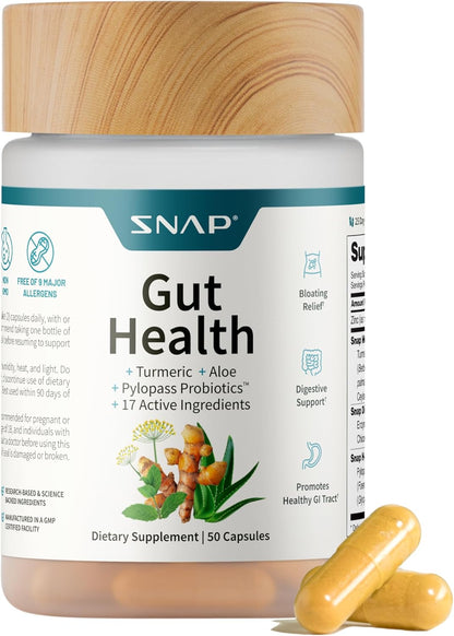 Suplementos para la salud intestinal, enzimas digestivas, prebiótic...