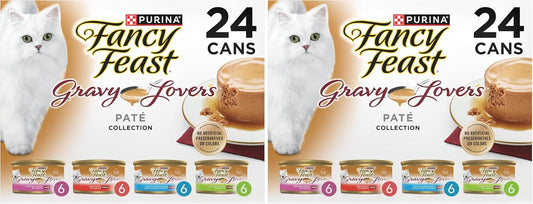 Fancy Feast Purina Gravy Lovers Paquete variado de alimento húmedo...