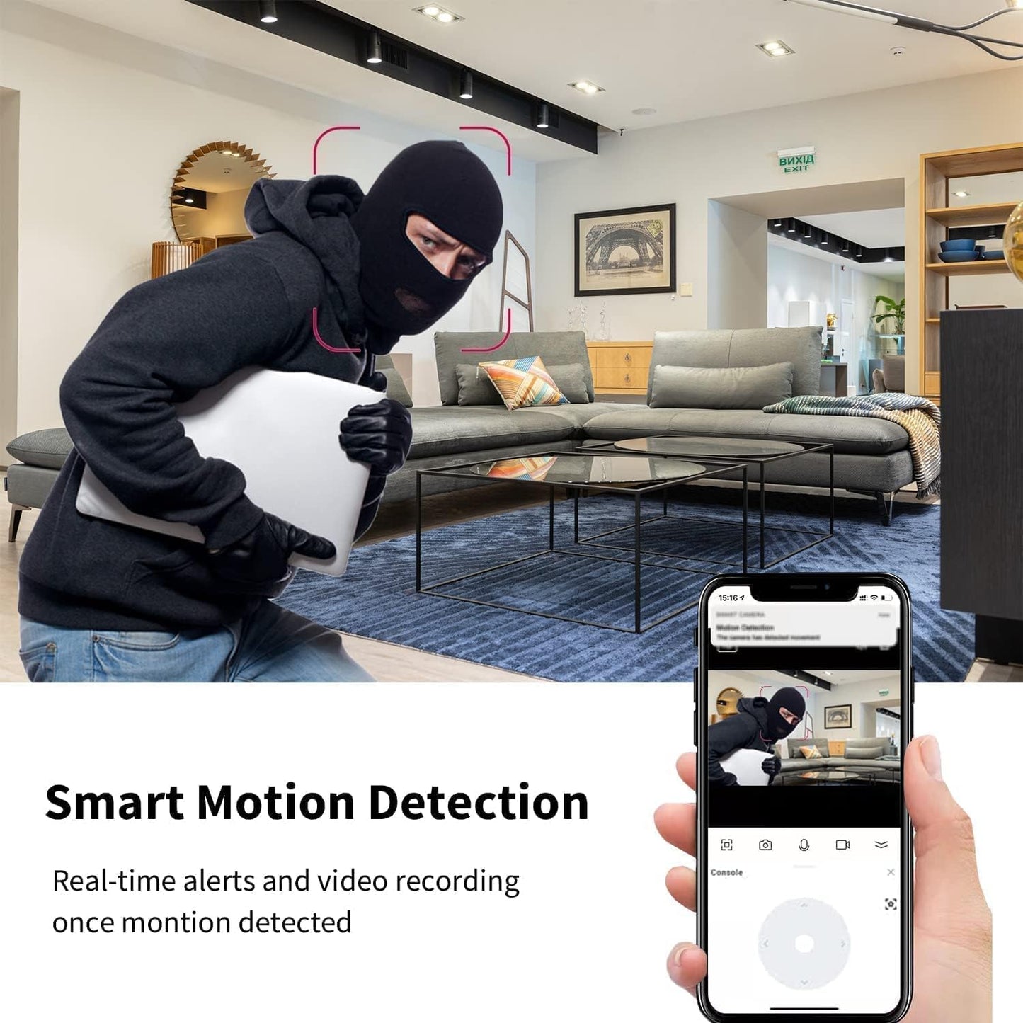 DazcnvGlide Hidden Camera - Spy Cameras - Nanny Cam - WiFi Wireless...