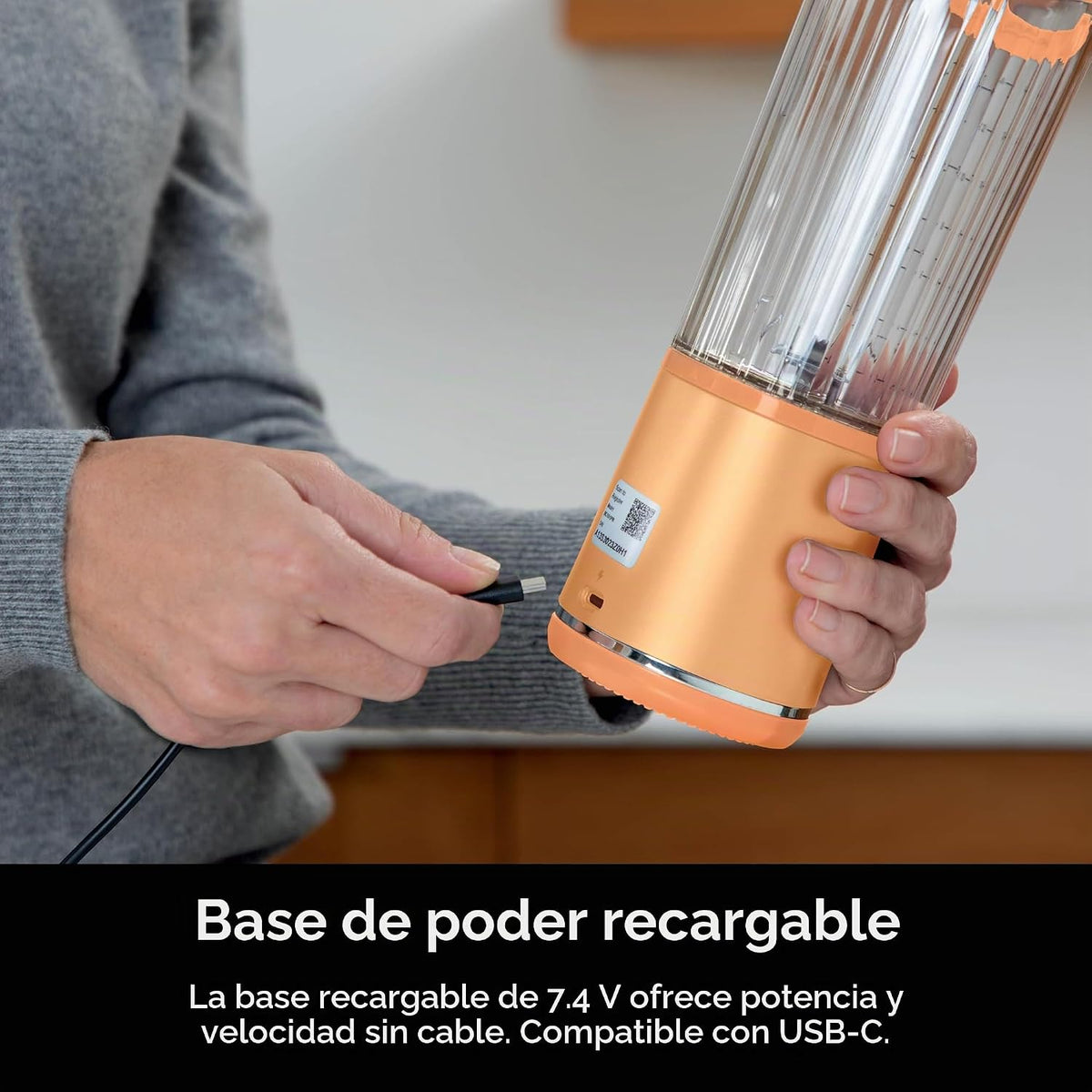 Ninja Blast Licuadora Portátil, Inalámbrica, Recipiente de 18 oz.,...