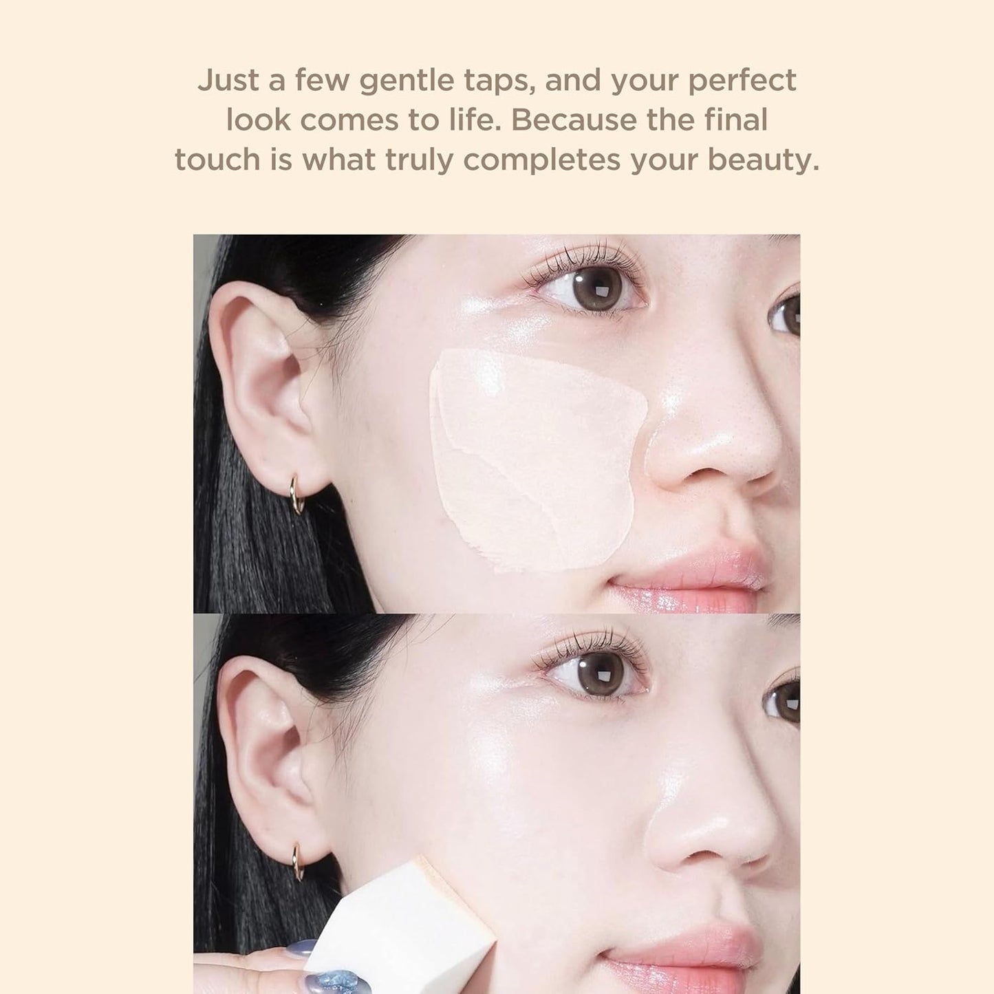 Piccasso FB11 - Juego de brochas de base de maquillaje – FB11 espátula para base de maquillaje y esponjas de maquillaje redondas de látex 6P, cobertura sin costuras, acabado húmedo y mate