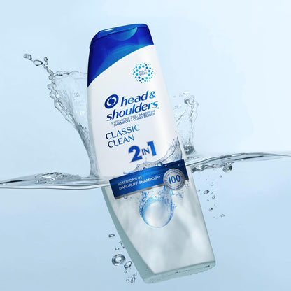 Head &amp; Shoulders Champú y acondicionador anticaspa, Classic Cle...