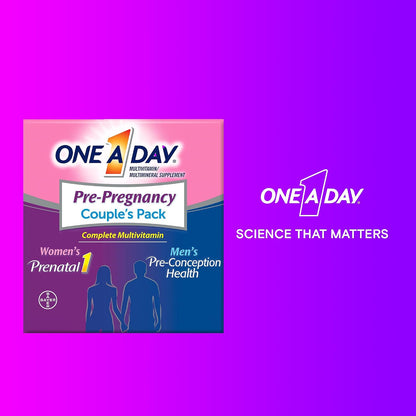 One A Day Multivitamínico Prenatal en Cápsulas Blandas para Hombres...