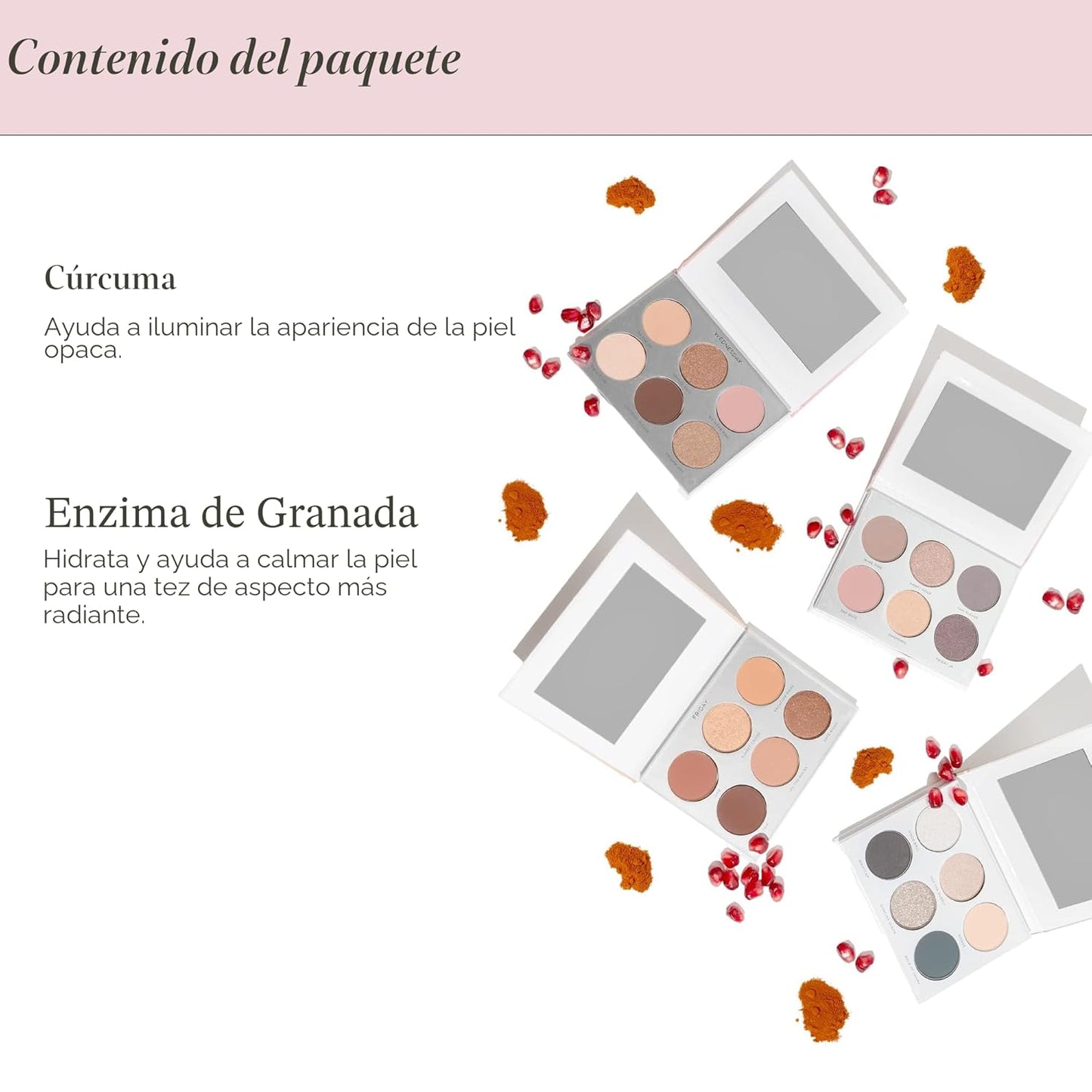 PÜR MINERALS On Point - Paleta de sombras para ojos, tonos mate, br...
