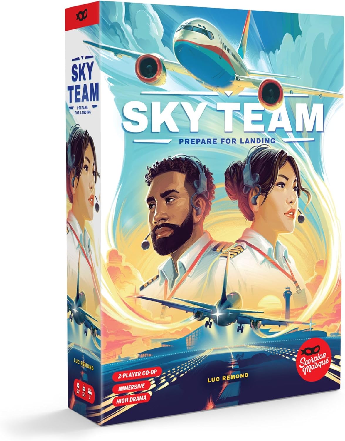 Scorpion Masqué Sky Team | Juego votado del año 2024 | Mejor juego para 2 jugadores | Trabajen juntos para aterrizar el avión | A partir de 14 años | 20 minutos