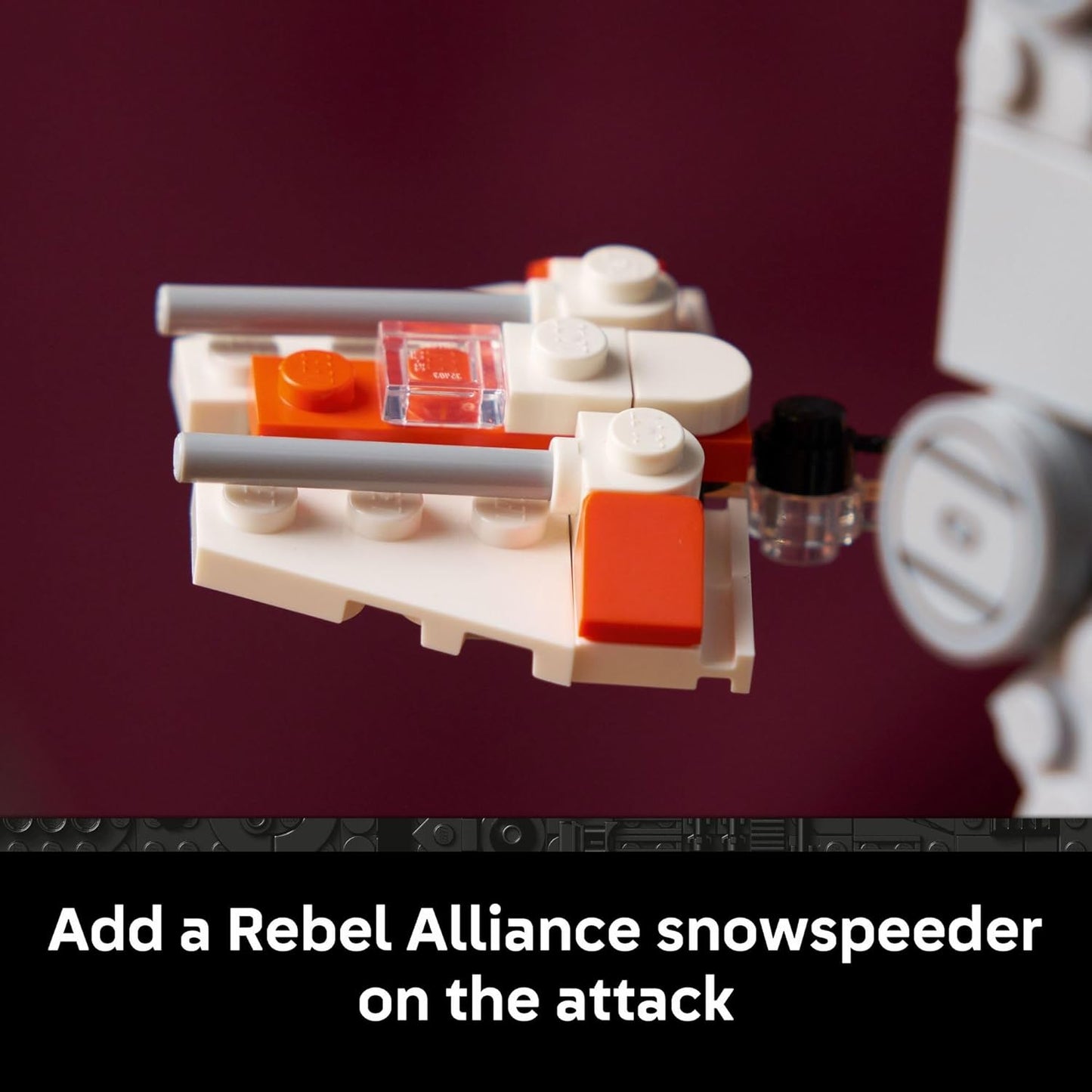 LEGO Star Wars at-at Walker - Juego de construcción para adultos, a partir de 18 años, coleccionable y decoración de habitación para oficina, dormitorio o estante de libros, actividad para hombres