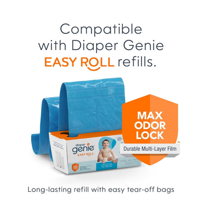 Diaper Genie Juego de regalo de cubo de pañales platino | Control d...