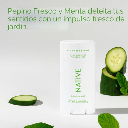 Desodorante Native Contiene Ingredientes Naturalmente Derivados, Co...