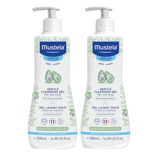 Mustela Gel de Limpieza Suave para Bebé - Jabón para el Cabello y C...