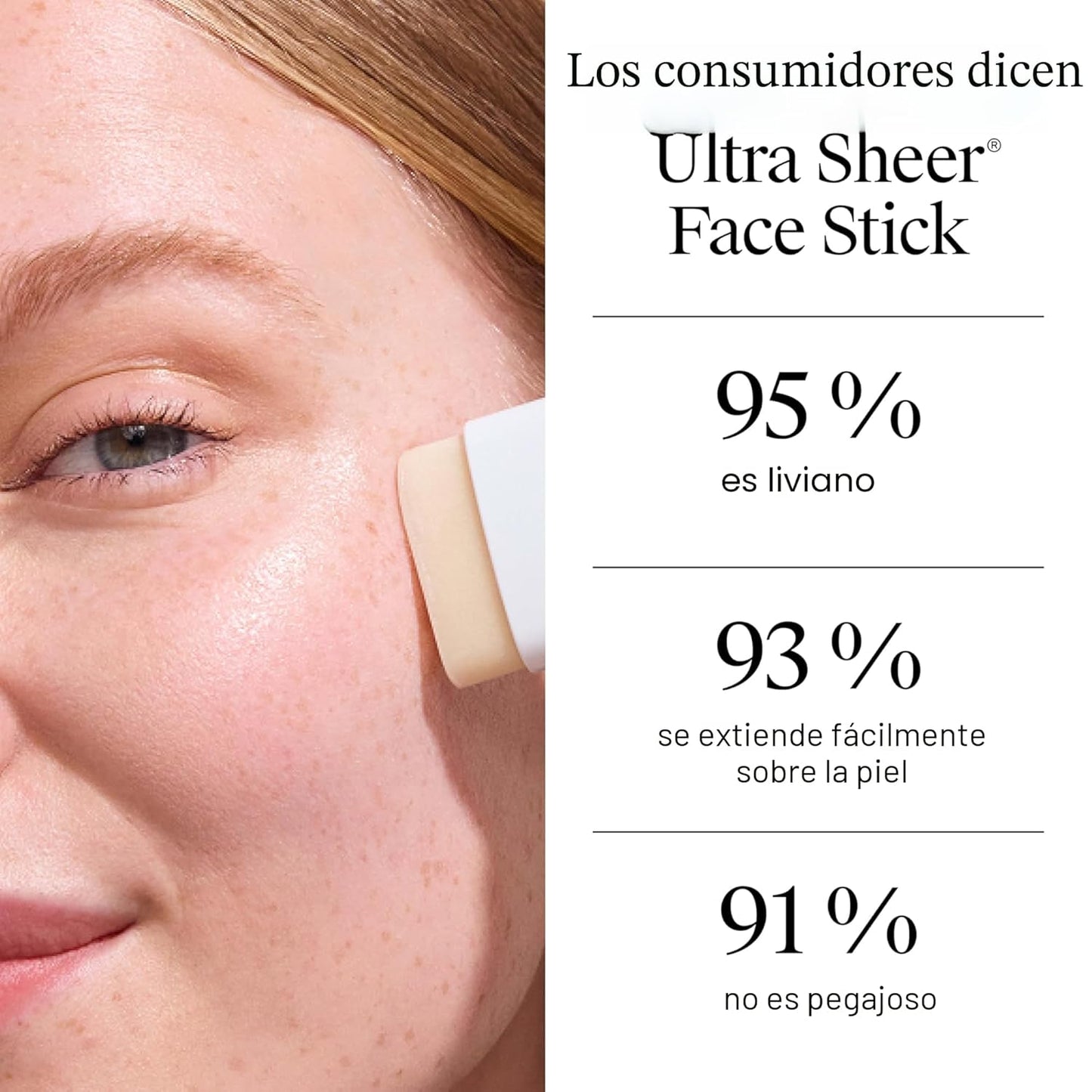 Neutrogena Protector solar facial en barra ultra transparente SPF 6...