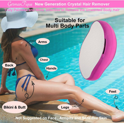 Germantique Borrador de Pelo de Cristal, Removedor de Pelo Natural...