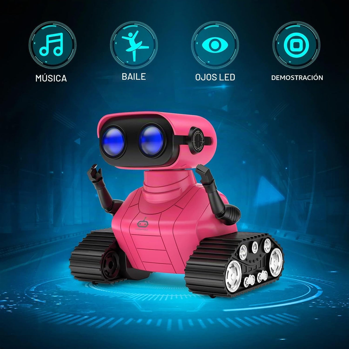 ALLCELE - Robot juguete, robots RC recargables para niños, juguete...