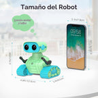ALLCELE - Robots de juguete, robots RC recargables para niños, jugu...