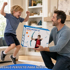 HYES Arco y flecha para niños, juego de tiro con arco con luz LED c...