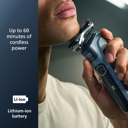 Philips Norelco Shaver 5400, afeitadora recargable en seco y húmedo con recortadora emergente, S5880/81