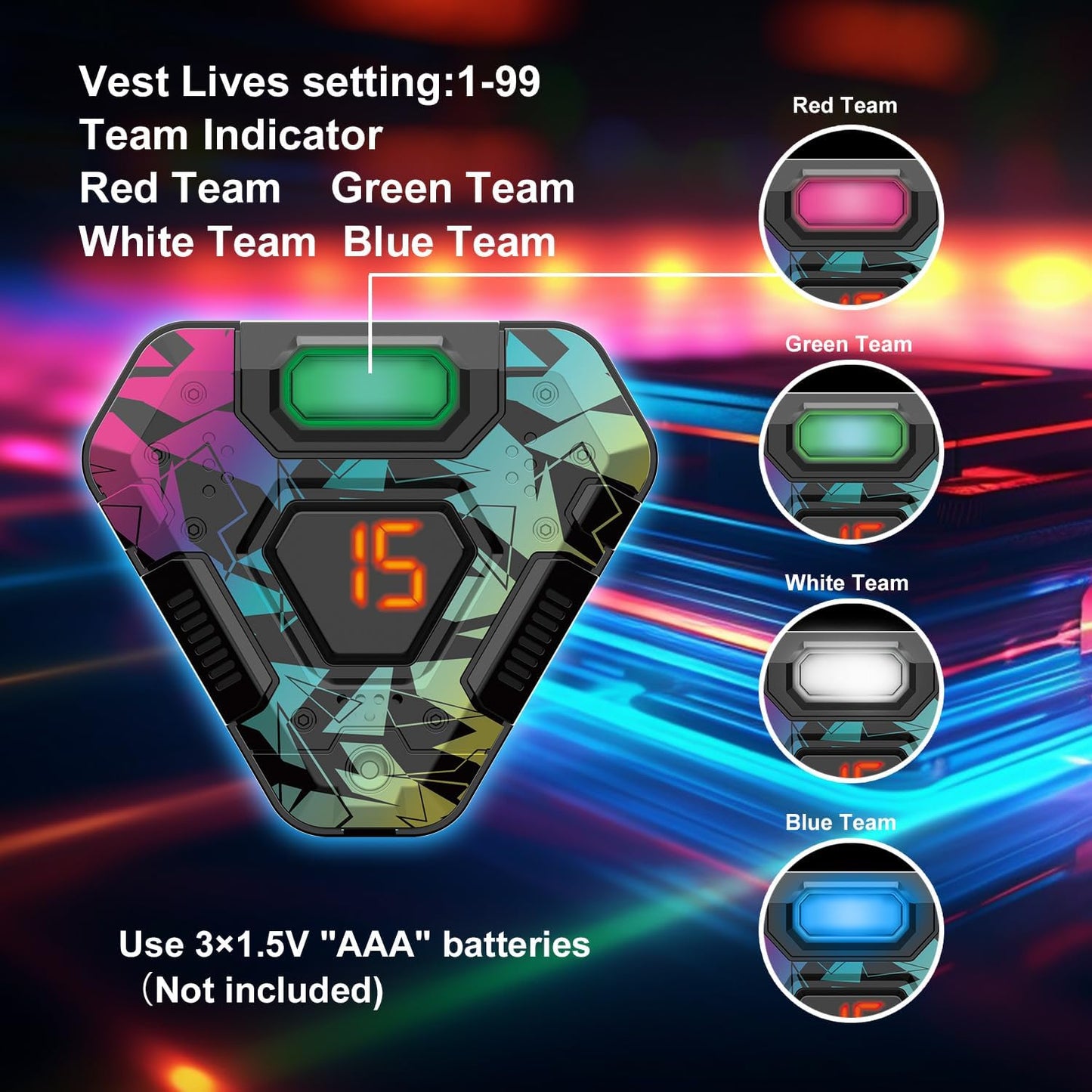 Juego de Laser Tag de 2, Juego de Laser Tag para Niños Juego Interi...