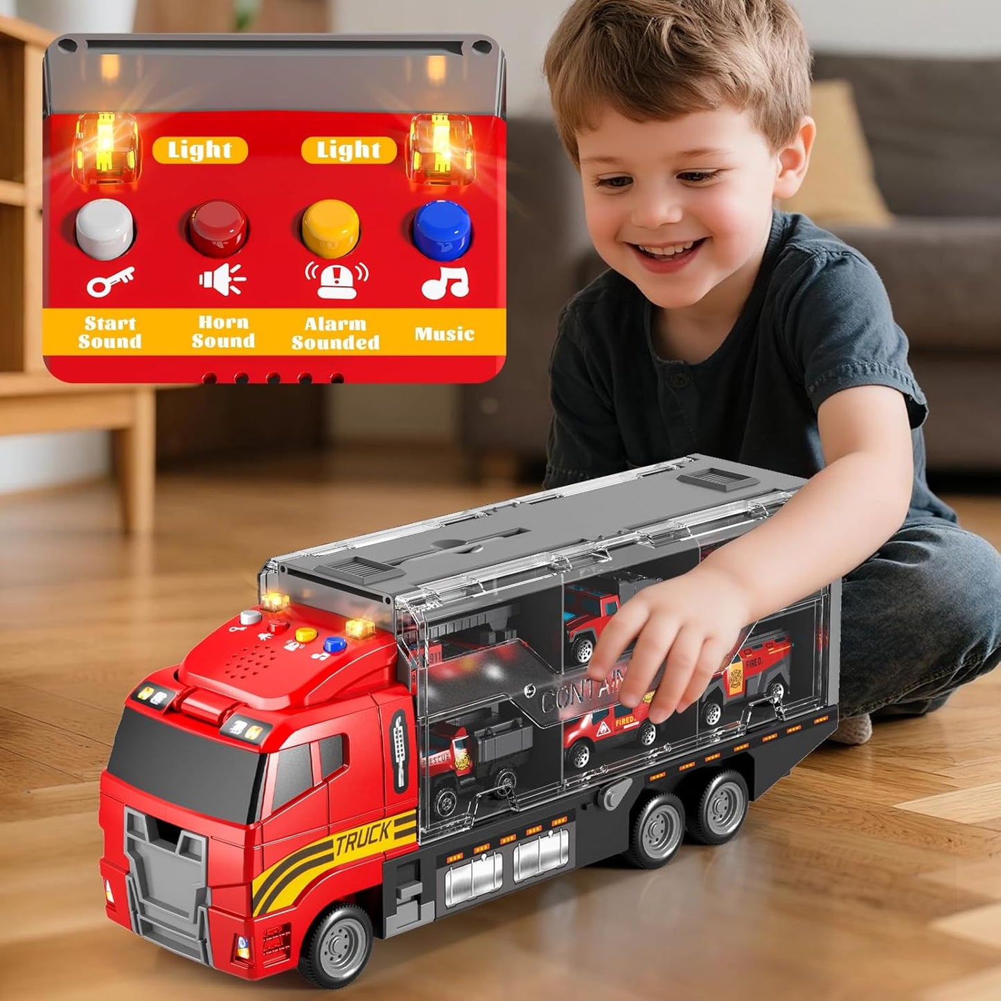 Juguetes para niños de 3, 4, 5, 6 años con autos de juguete fundido...