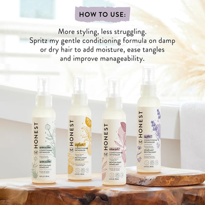 The Honest Company Acondicionador de cabello sin fragancia, desenre...