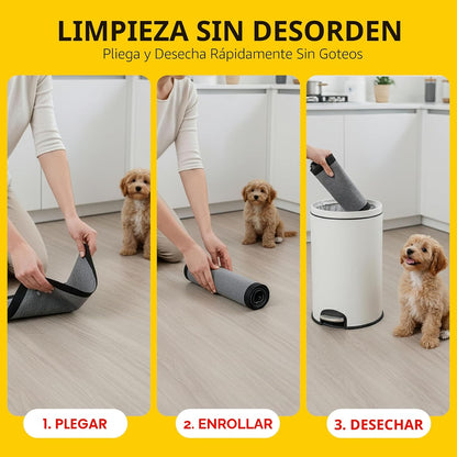 Glad para Mascotas Almohadillas de Carbón Negro para Cachorros, Alm...