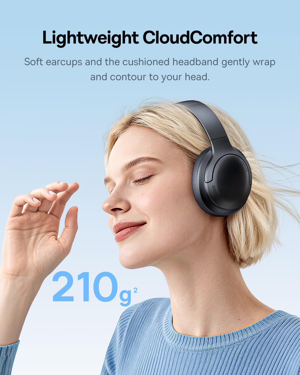 Baseus Bass BH1 Lite - Auriculares Bluetooth sobre la oreja, SuperBass, tiempo de reproducción de 80 horas, llamadas claras AI ENC, ajuste cómodo, control inteligente de aplicaciones, Bluetooth 6.0