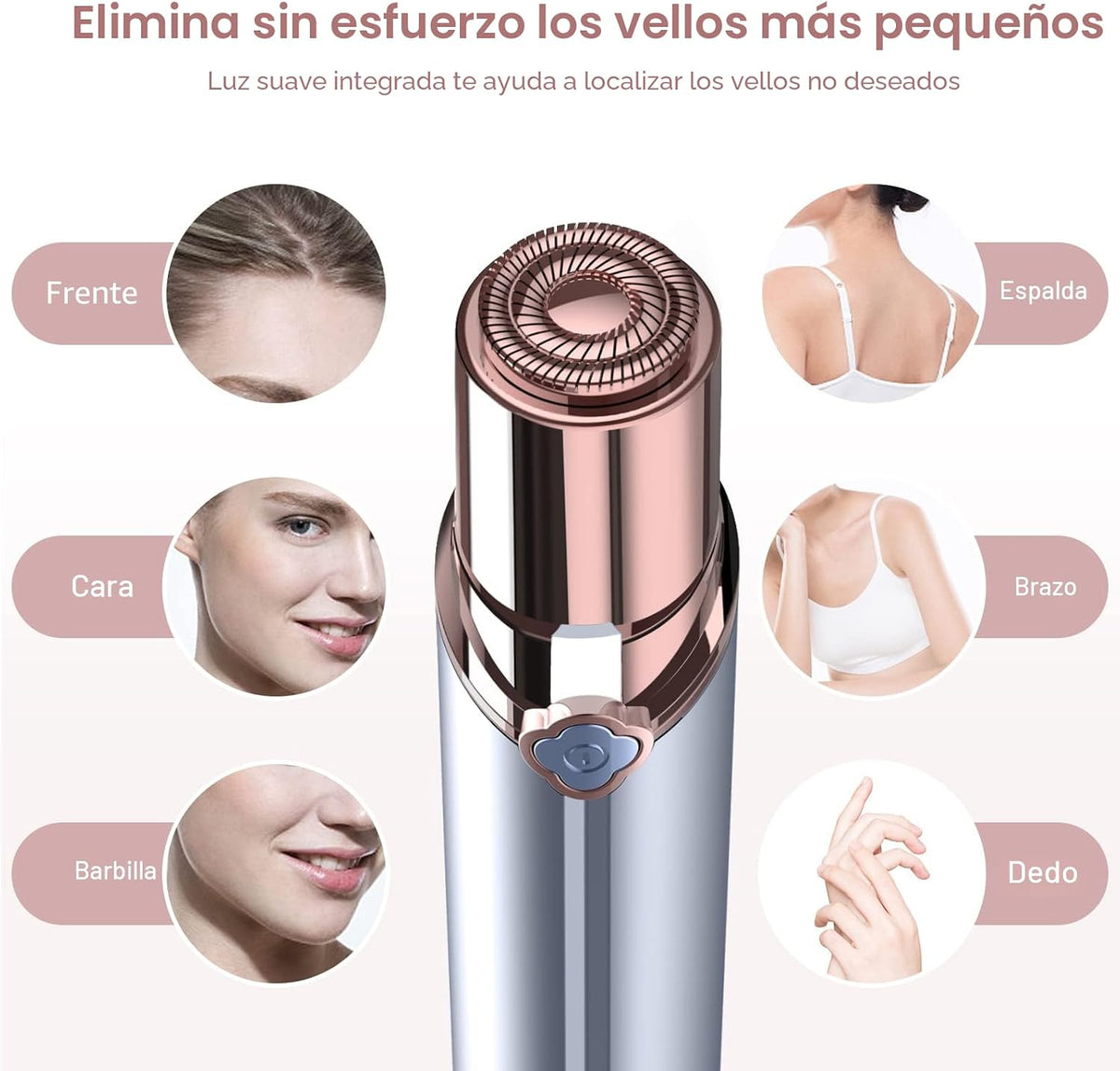 Depilación de vello facial para mujeres, GURELAX removedor de vello...