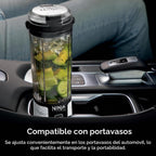 Ninja Blast Batidora portátil, sin cable, recipiente de 18oz, licua...