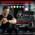 Reloj inteligente para hombre, 1.43" AMOLED Militar SmartWatch...