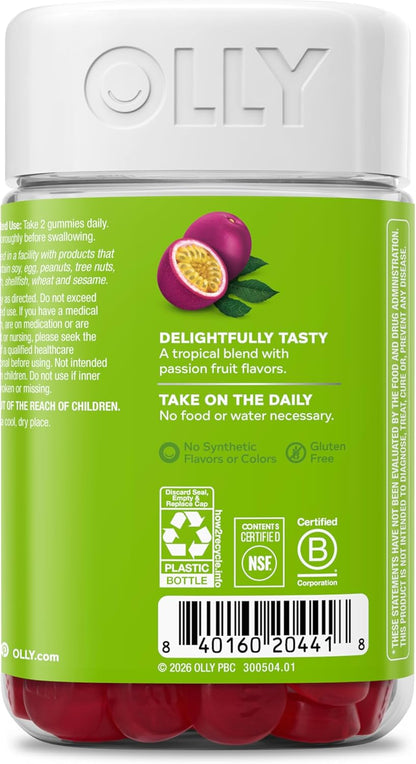 OLLY Daily Energy Gummy, producción de energía celular sin cafeína,...