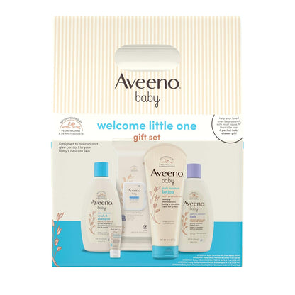 Aveeno Baby Welcome Little One - Set de regalo para el cuidado de l...