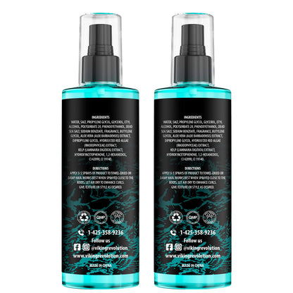Viking Revolution Spray de sal marina para hombres \u2013 Aerosoles...